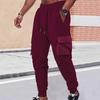 Autumn Winter Men's Commuting Loose Casual Sports Jacquard Outdoor Workwear Casual Trousers
