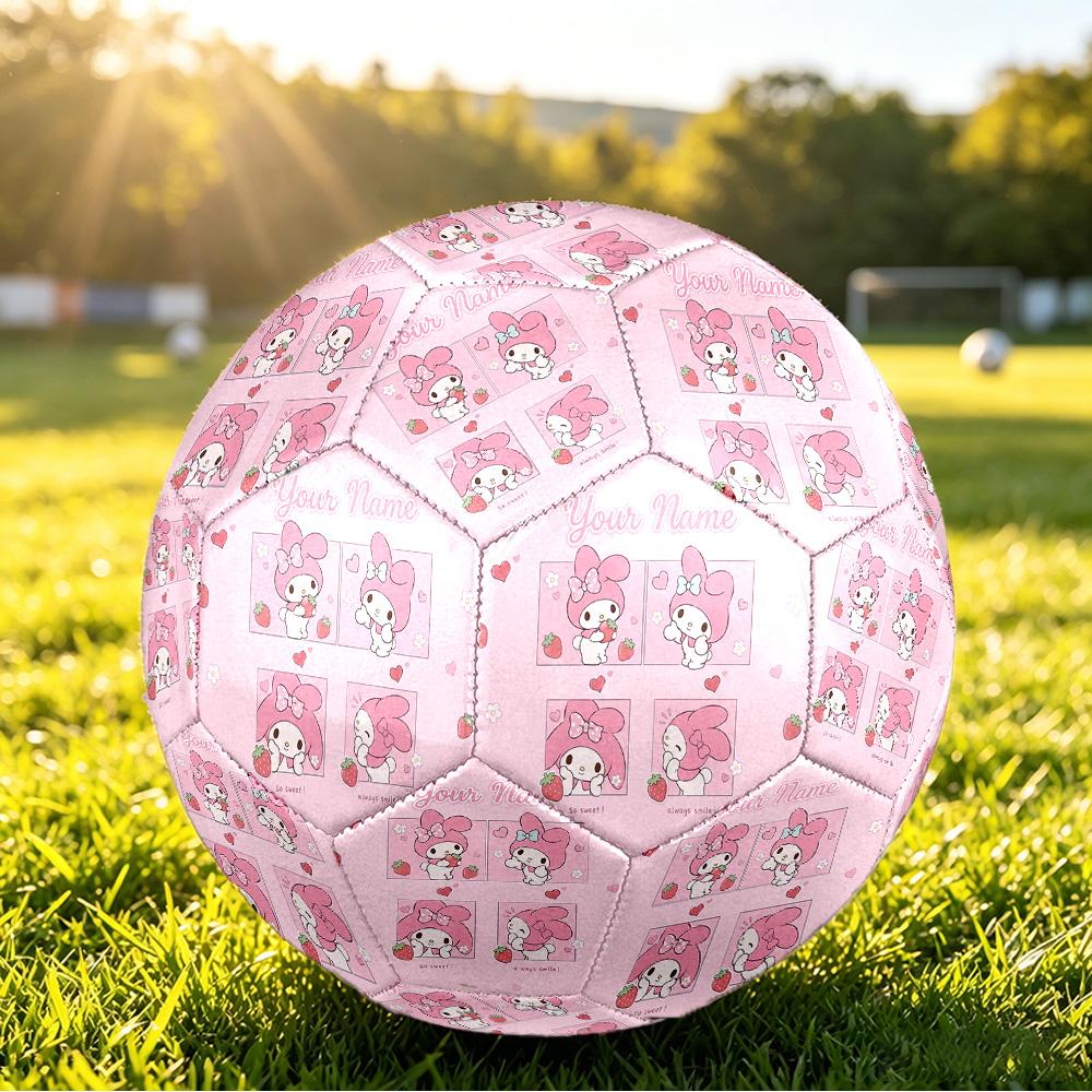 Size 5 FootballMy Melody Durable PU Soccer Ball for Sports Training Outdoor Competition