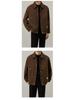 Herren Casual Revers Leichte Jacke – Verdickter Amerikanischer Stil für Frühling und Herbst