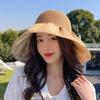 Cotton Sun Hat For Women With Large Brim Sun Protection For Beach Outdoor Sunshade
