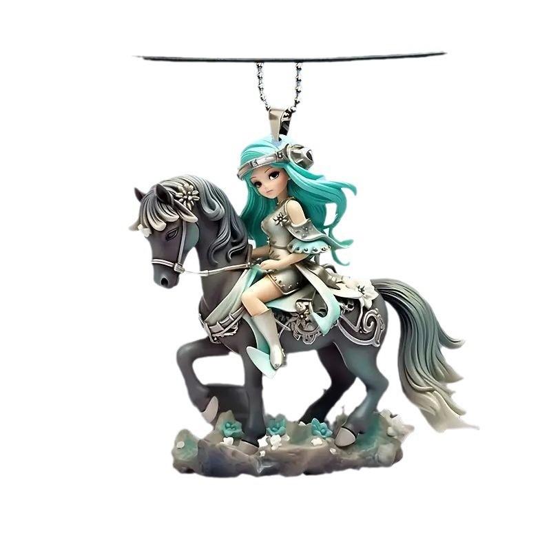 Arrival 2024 New 2d Acrylic Flat Car Hanging Ornament Cute Cartoon Decor Style