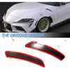 For 2020 2021 2022 Toyota GR Supra Front Bumper Fender Side Marker Reflectors Smoked Lens