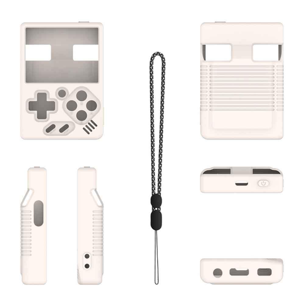 Silicone Shockproof Protective Cover with Lanyard Protector Shell Sleeve Soft Skin Cover Case for MIYOO Mini V4 Game Accessories