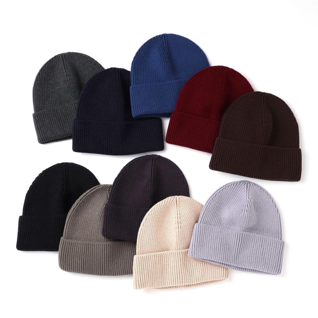 Windproof Warm Knitted Pullover Hat: Cotton, Versatile, Ear Protection, Face-Slimming, Adult Northeast Cold Hat