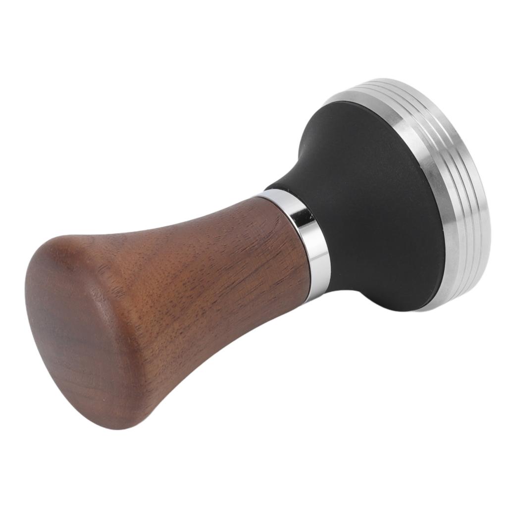 51mm Kaffeetamper Lebensmittelqualität Edelstahl Drucktamper mit Holzgriff für Kaffeewerkzeuge