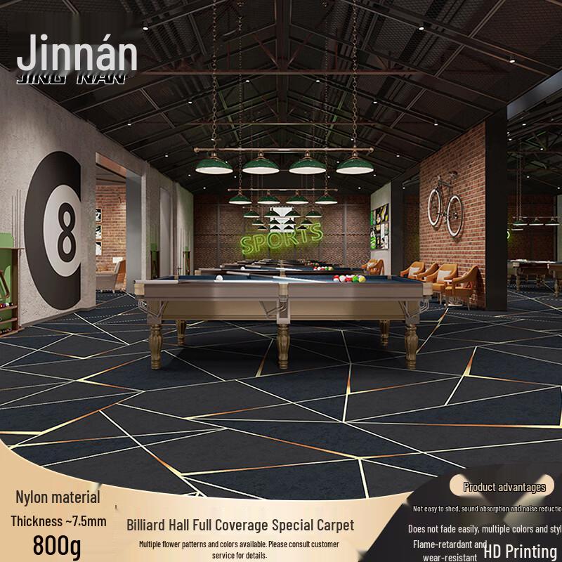 Jinnan Flame Retardant Billiard Hall Carpet