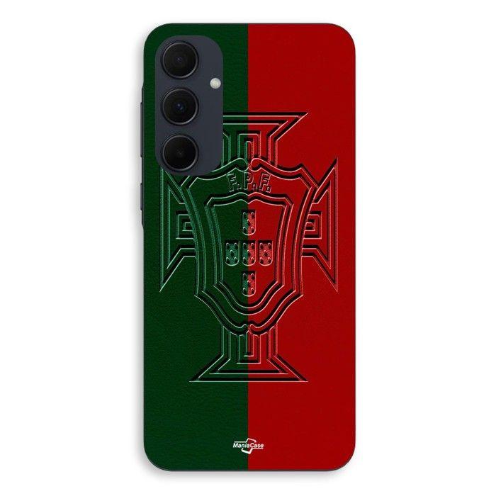 Coque de téléphone - MANIACASE - Samsung galaxy A35 - Portugal logo - Silicone - Souple