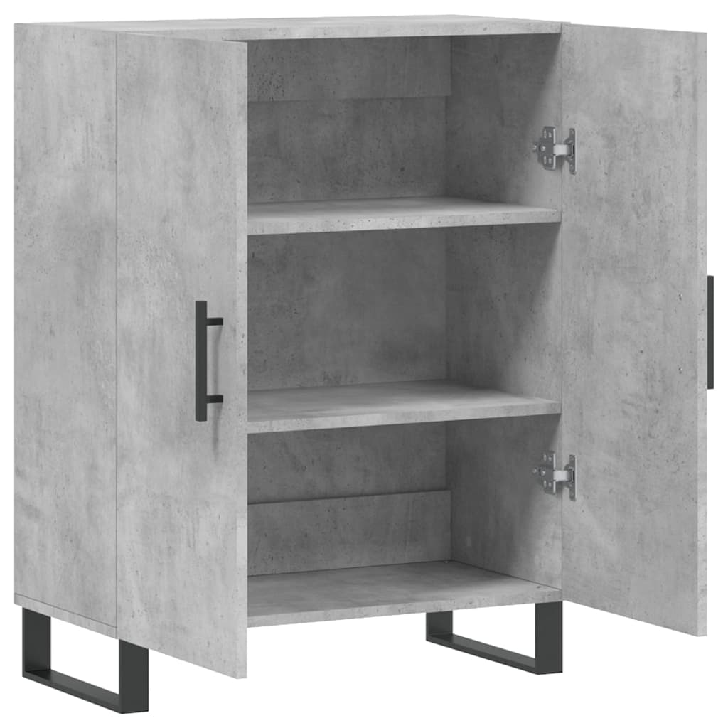 Sideboard Betongrau 69,5 x 34 x 90 cm Holzwerkstoff
