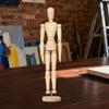 Künstler Holzmannequin Bewegliche Ornament Animator Illustratoren Flexibler Körper 13,5cmx4cm