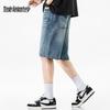 Mark Fairwhale Men's Lightweight Tencel Retro Denim Shorts