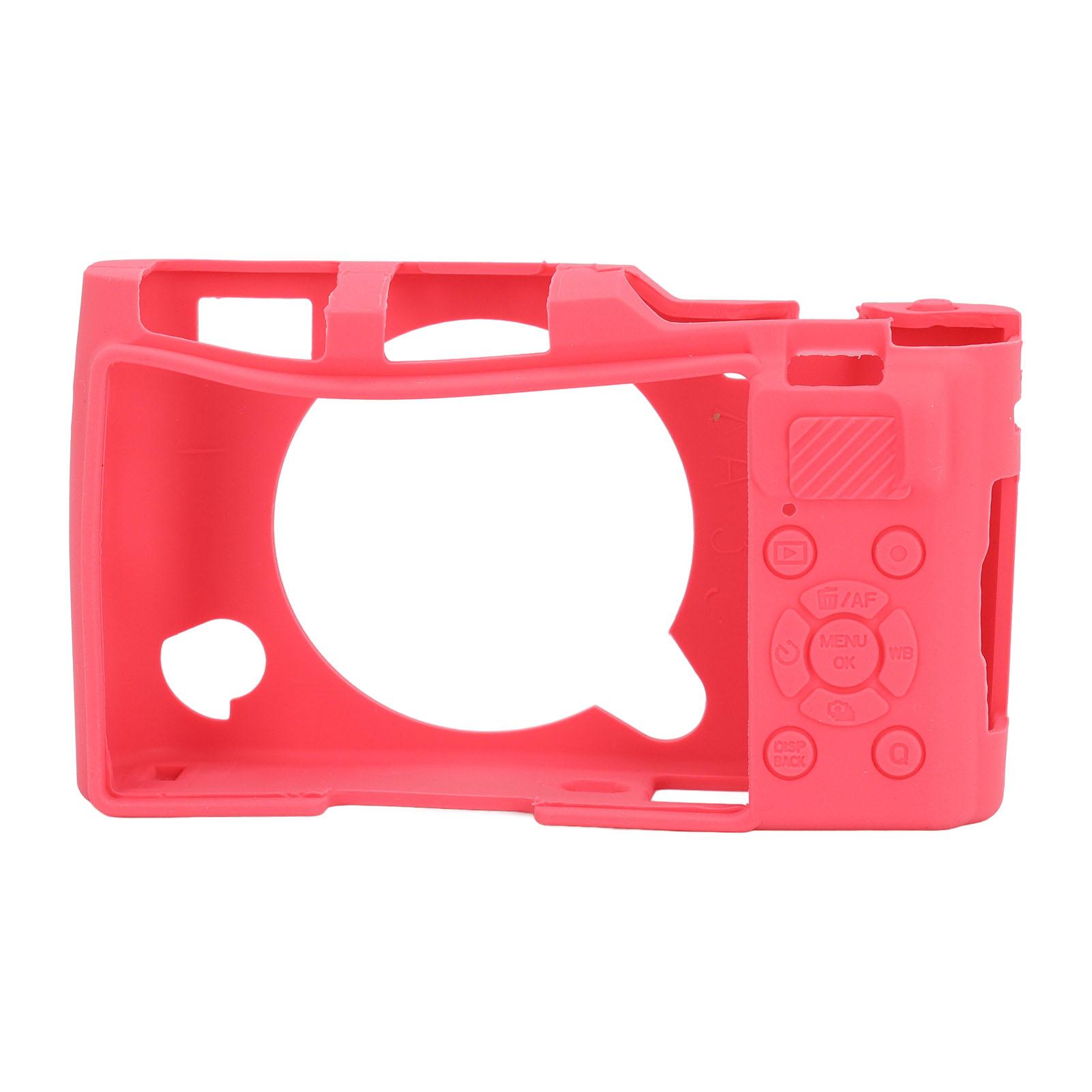 

Silicone Camera Protective Case Scratch Resistant Removable Soft Silicone Camera Cover for Fuji XA3 розовый