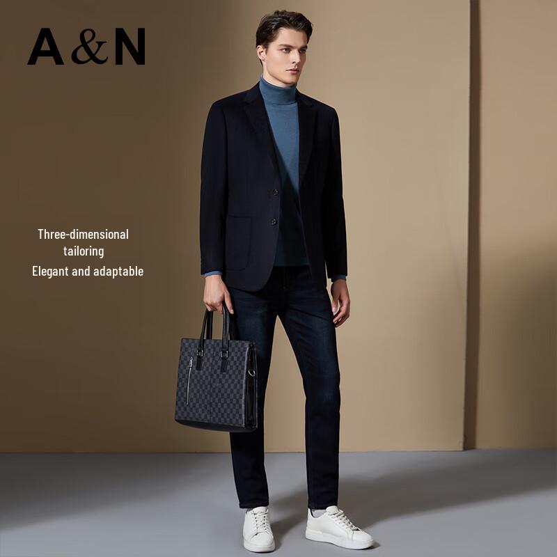 Antonio Men's Merino Wool Business Suit Jacket