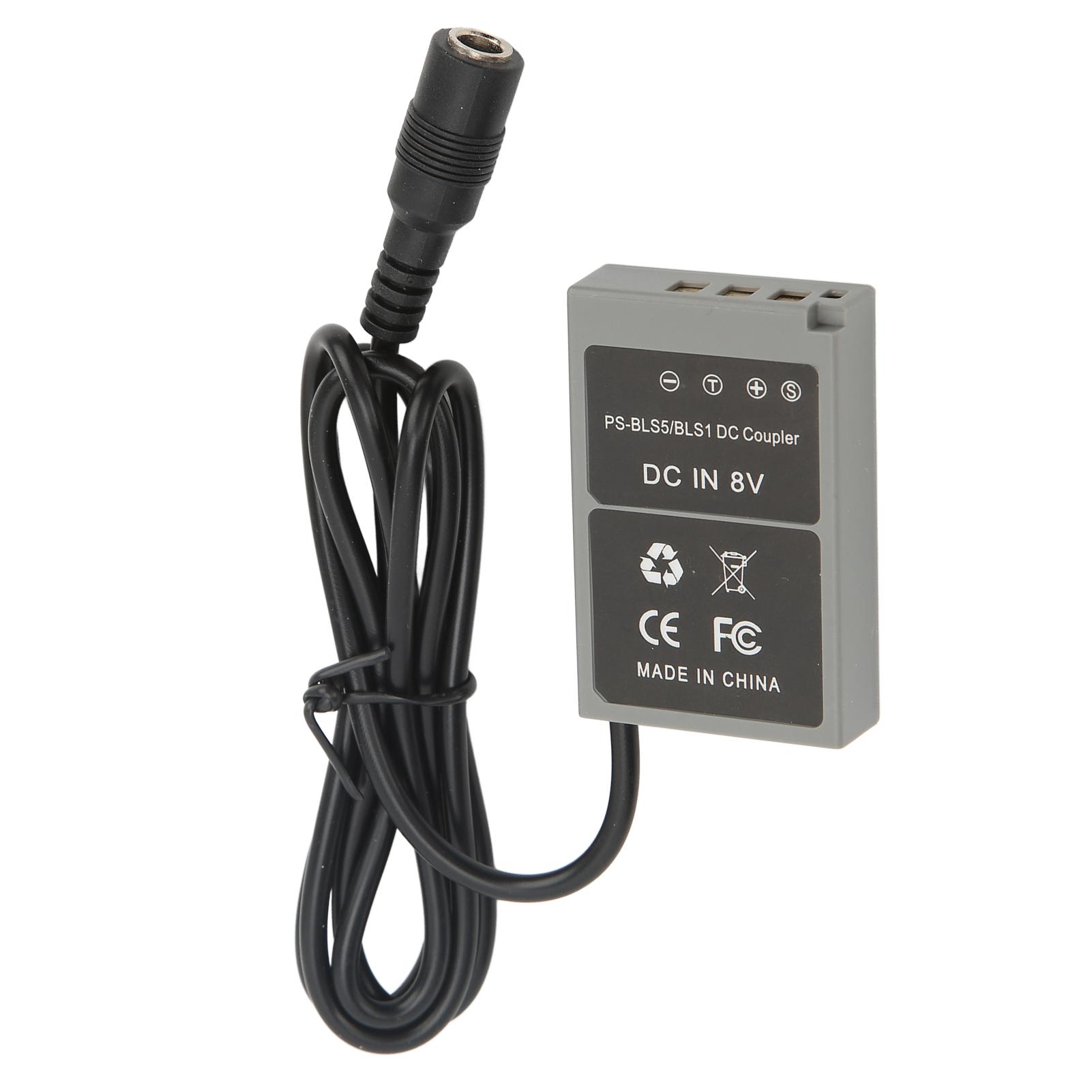 

PS BLS5 BLS1 Муляж батареи DC-адаптер для Olympus Pen E PL7 E PL5 E PM2 для Stylus 1 1s OM D E M10 US Plug