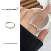Bague chat Lanzhi en argent sterling 925 – Bijou de luxe léger pour index ouvert