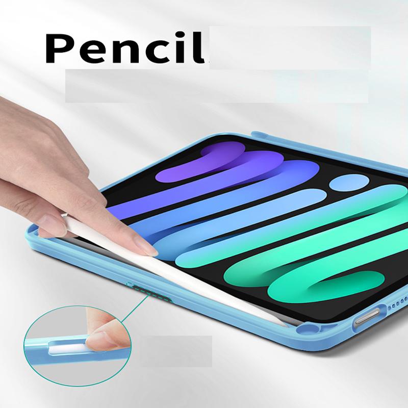 Husa cu separare magnetica pentru iPad Mini 6 9 Huse Husa de protectie tableta Piele acrilica transparenta iPad9 Mini6 10.5 2021