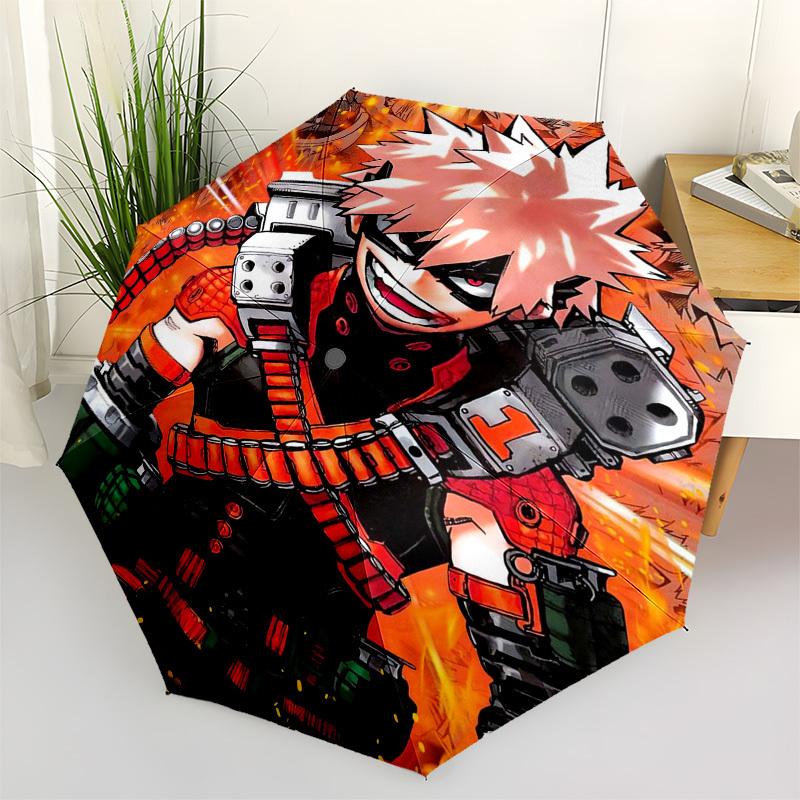 

1pc Anime Character Automatic Opening Folding Umbrella with 8-Bone Iron Frame, Portable for Fans, Travelers, Everyday Use, Festival Gift.Y016