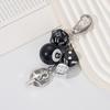 Dice No. 8 Billiards Keychain Y2K Starburst Pendant Bag Hangings Punk Ornament Accessories
