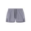 Men Quick Dry Running Shorts Elastic Waist Drawstring Split Hem Gym Wear