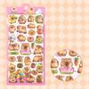 Vibrant Crystal Stickers Showcasing Playful Cartoon Capybara Safe For Youngsters Art Activities And Fun