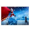 Christmas Snow Barn Door Family Party Holiday Birthday Party Photography Background Hanging Cloth