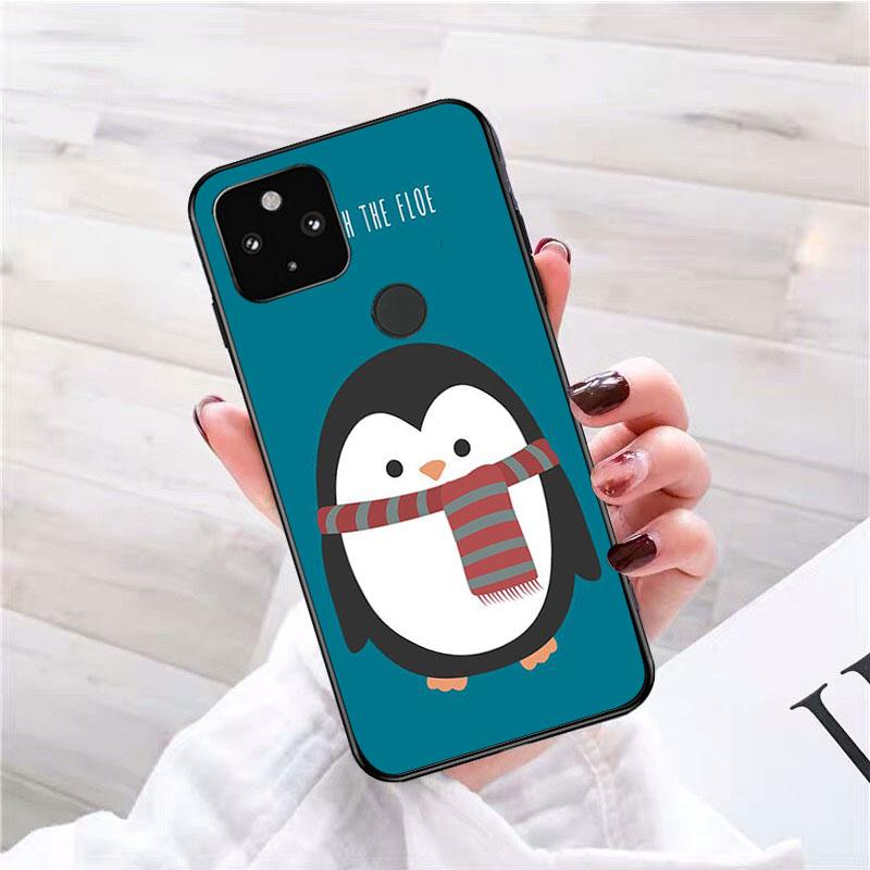 Urocze Etui na Telefon z Pingwinem dla Google Pixel 7 Pro 7 6A 6 Pro 5A 4A 3A Pixel 4 XL Pixel 5 6 4 3 XL 3A XL 2 XL