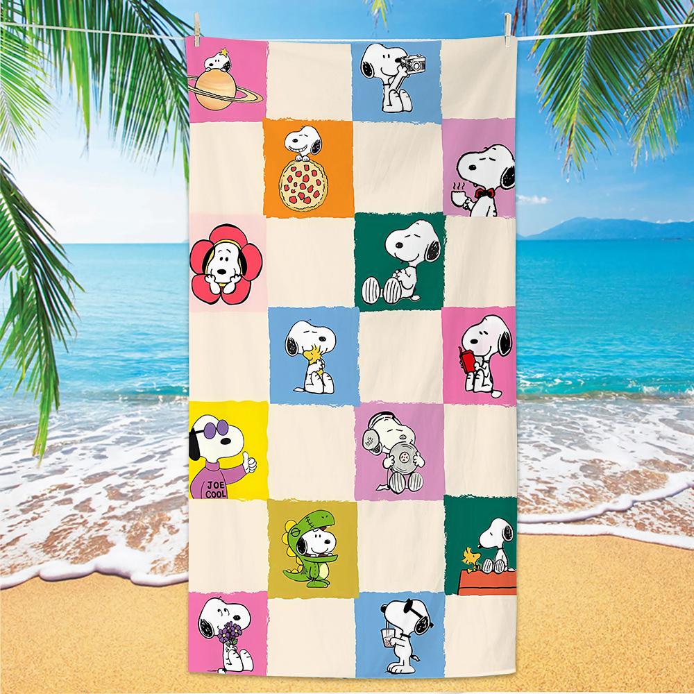 Popular Microfiber Beach Towel Cartoon Children'S Class A Beach Towel Summer Beach Towel