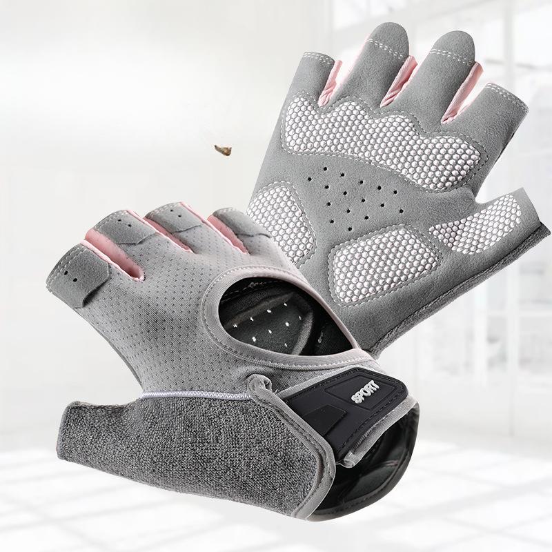 New Fitness Half-finger Gloves for Men and Women Anti Slip Equipment Horizontal Bar Pull Ups Anti Cocooning Sports Cycling Gloves