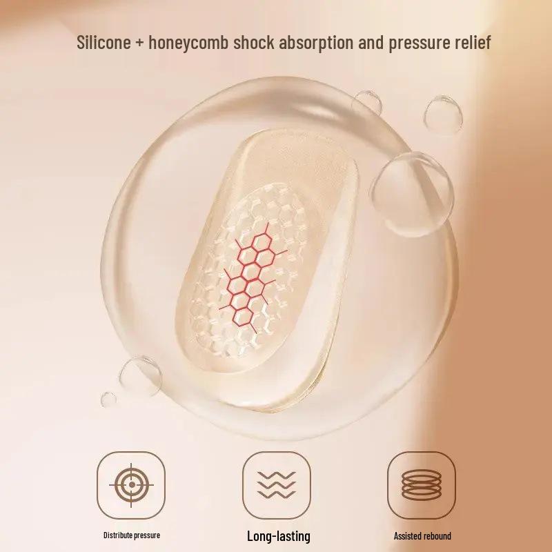 Silicone Height Boost Insoles for Men & Women – Comfortable, Invisible Lift