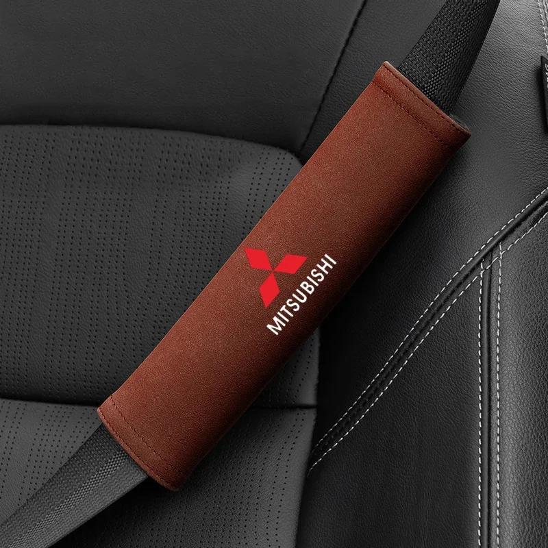 

Car Interior Shoulder Cover Safety Belt Padding for Mitsubishi Ralliart Lancer ASX Colt Pajero Outlander Eclipse Delica WHEELCAP коричневий