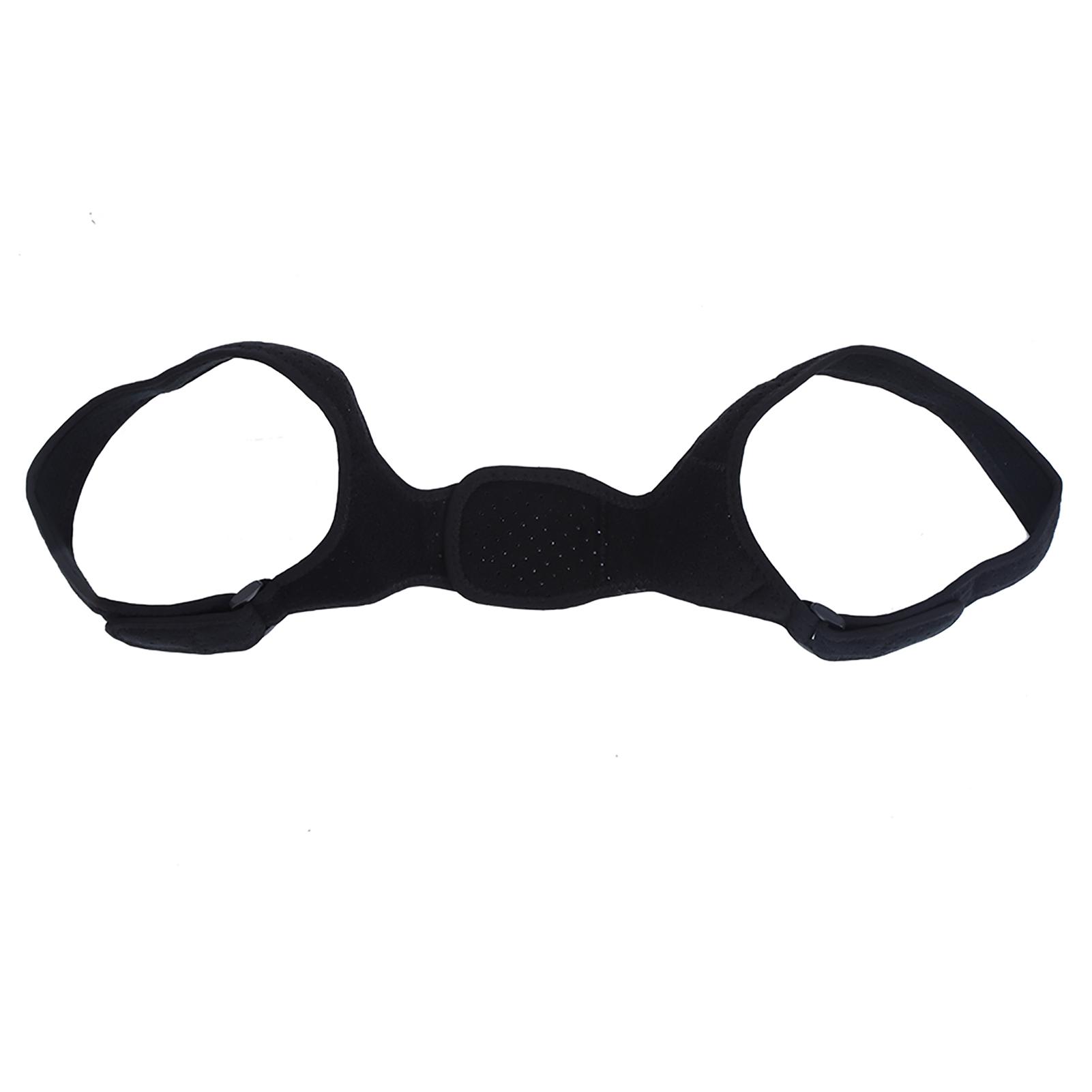 

Portable Posture Corrector Brace Back Spine Support Fixing Belt Hunchback Correction Belt (Black) Black Black L