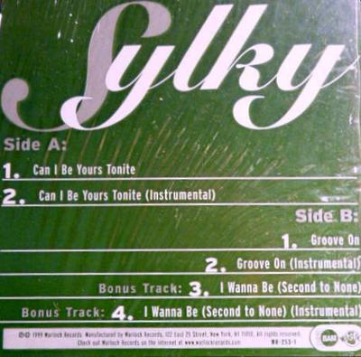 12inch Record SYLKY - Can I Be Yours Tonight / Groove On WR2531 Warlock Records 1999 US Rap & Hip-Hop/R&B Used