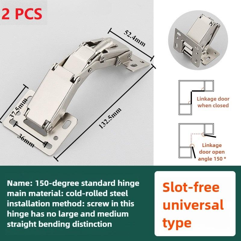 NORMAL Cabinet Hinge 90/150/170 Degree No-Drilling Hole Cupboard Door Hydraulic Hinges Soft Close With Screws Furniture Hardware