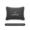 Suede Fabric Car Seat Headrest Lumbar Support Pillow For Mercedes Benz AMG E S C A B Class GLE GLS CLA CLE GLC CLS GLA QJ1