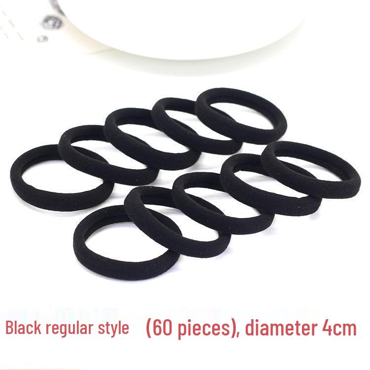 Korean Style High Elasticity Hair Ties - Gentle, No-Damage Rubber Bands for Women