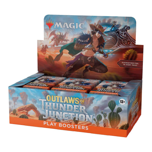 Magic: The Gathering Thunder Junction Outlaws Play Booster English Version 36-Pack MTG Trading Card Wizards of the Coast OTJ D32600003