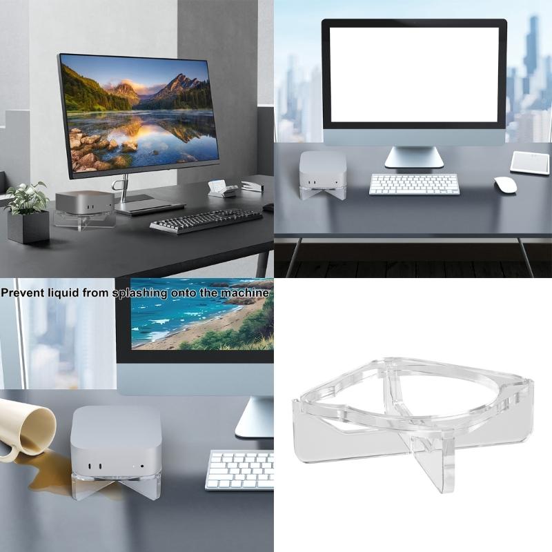 Desktop Stand for Mini Heat Dissipation Acrylic Mount Dock Cooling Holder Accessories