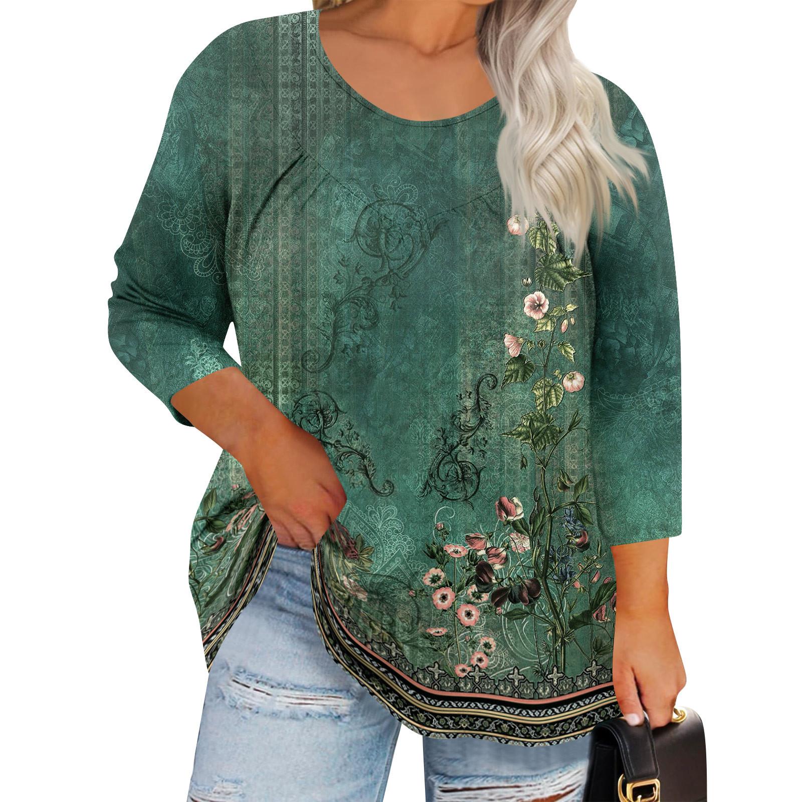 

Женские летние топы, повседневные, с оборками, коротким рукавом, круглым вырезом, свободные, плиссированные футболки L хаки