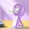Portable Handheld Fan 3 Speed Mini Personal Fan with Folding Stand for Desktop USB Rechargeable Small Travel Essentials for Summer