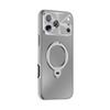 Plating For Magsafe Magnetic Phone Case For iPhone 17 Air 16 15 14 Pro Max Metal Rotating Ring Holder Bracket Matte Cover