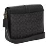 Coach Warner 31 Silver Hardware Detachable Shoulder Strap Coated Canvas Large Crossbody Bag Men bags Charcoal Black CW214-QBMI5