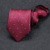 Men'S Zipper Free Dress Tie Business Red Black Professional Wedding Groom Korean Version Of A Pull Tie