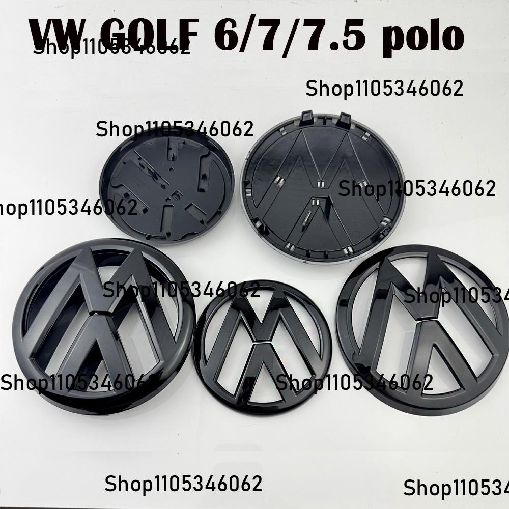 2ks Přední maska kapoty auta Zadní znak kufru Logo Náhradní odznak Golf6 Golf7 Nahrazeno pro vw Golf 7.5 MK7.5 2018 2019 2020