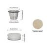 Coffee Cup Set Includes Filter Sheets and Coffee Powder Dosing Funnel Suitable for Better Flavor Control in Brewing