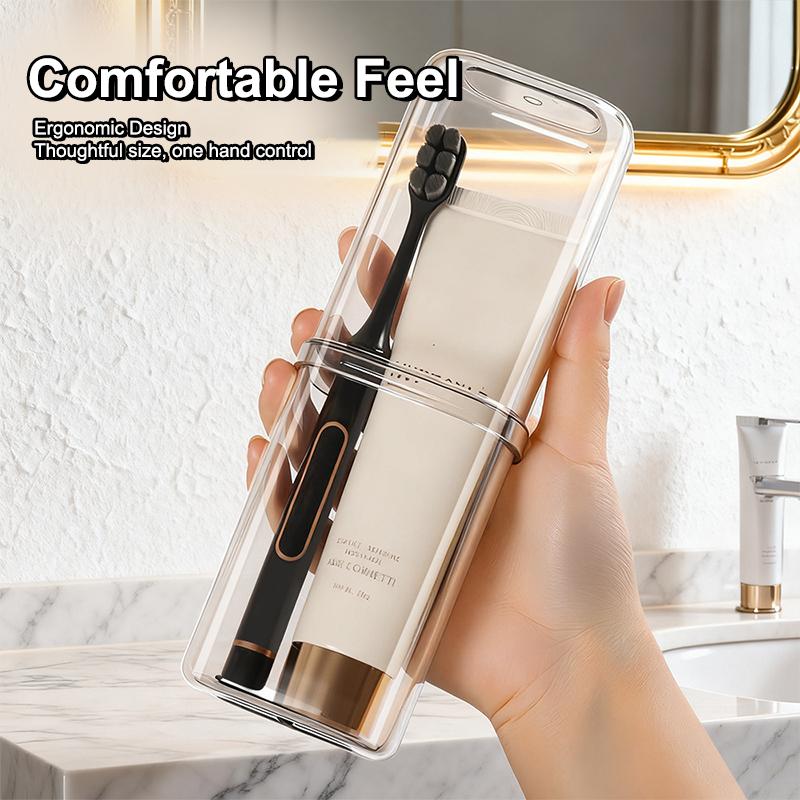 Průhledné cestovní pouzdro na zubní kartáček Přenosné pouzdro na zubní kartáček Venkovní/Služební cesta/Cestovní doplňky1/3/5 ks