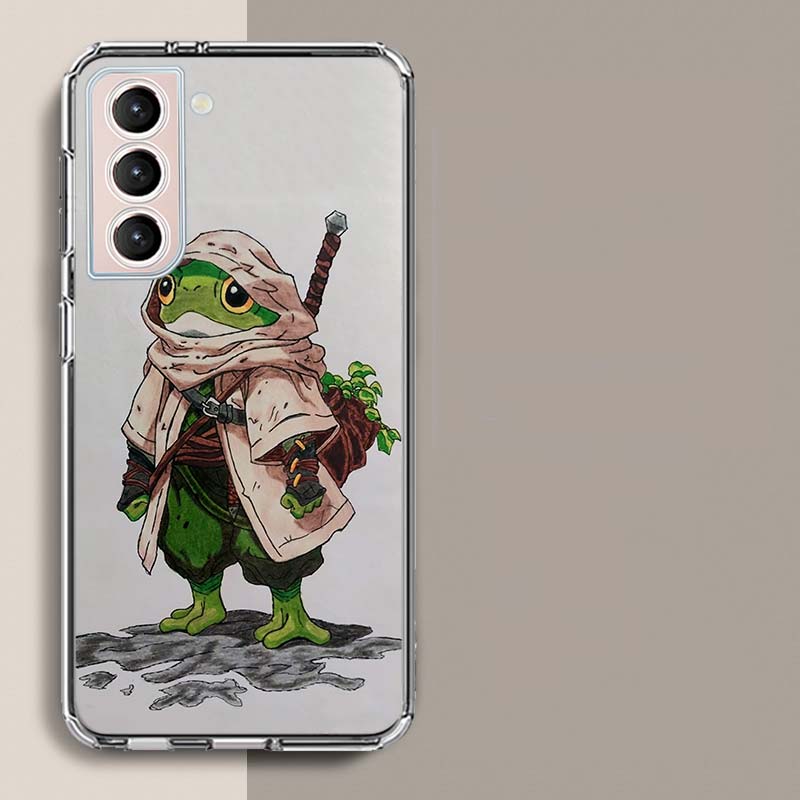 Cute Mouse Axolotl Frog Wizard Phone Case For Samsung Galaxy S25 Edge S24 S23 FE S21 S20 S10 Plus S22 S26 Ultra Cover Clear Case