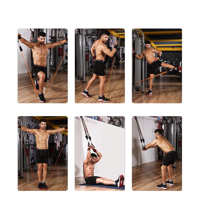 11-Piece Resistance Band Set CN Plug (adapter Included)