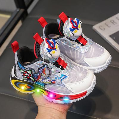 Freizeit-Sneaker Schuhe Jungen Laufschuh Baby Flash Kinder LED-Lichter Atmungsaktive Sportschuhe