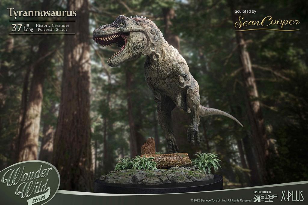 Star Ace Toys Wonders of the Wild Tyrannosaurus Rex Polyresin Approximately 370mm in Complete Figure SA5014 Statue, Length, Non-Scale, Painted,