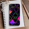 Coque de téléphone mignonne Y2K Fraises Étoiles pour Samsung Galaxy A73, A72, A71, A70, A52, A51 Autres Housse Noire Souple