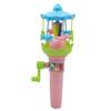 Interactive Glowing Carousel Toy Develop Hand Strength with Manual Joystick Rotates Lights Up Toy for Babies